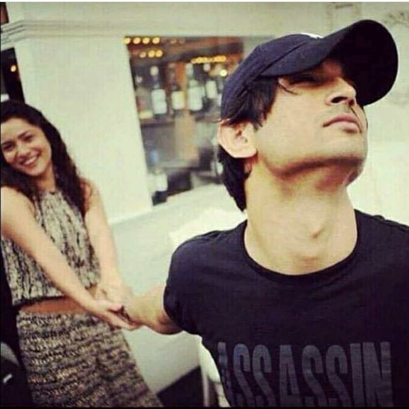 Sushant Singh Rajput and Ankita Lokhande during happy times