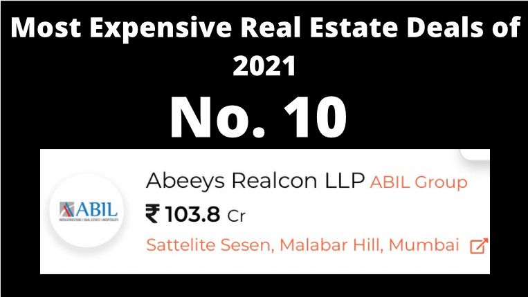 Abeey’s Realcon LLP of Avinash Bhosale invested Rs 103.8 crore in the building Sesen, Napeansea Road