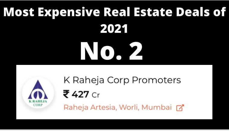 K Raheja Corp Promoters bought duplexes in their own building Artesia, Worli