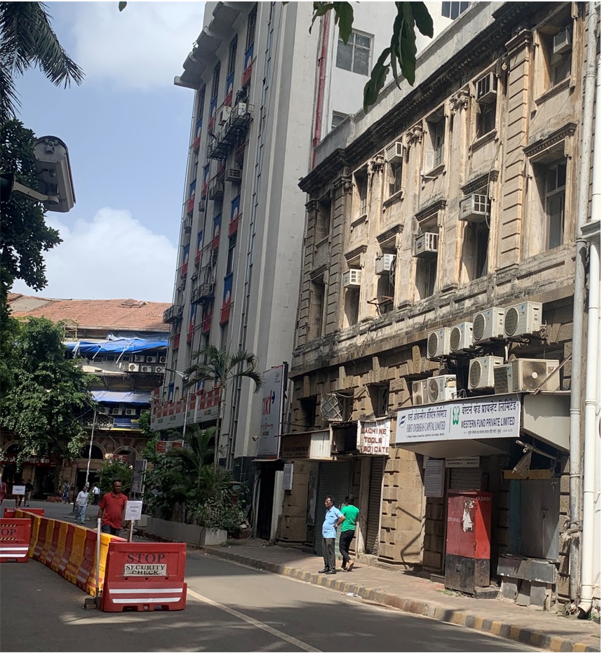 Gandhi had a office in this building in Mumbai Bhupen chambers