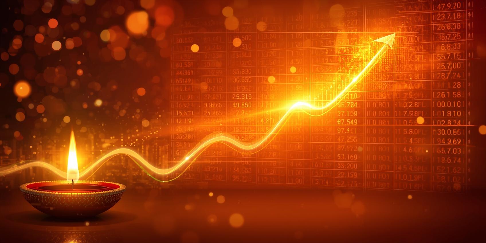 On Diwali morning, real estate stocks opened on a steady, selective note. Blue-chip developers like DLF and Godrej led early gains backed by festive demand optimism and strong Q2 results, while mid- and small-cap names saw profit-taking. Investors are watching booking updates and volumes to gauge if the rally will broaden.