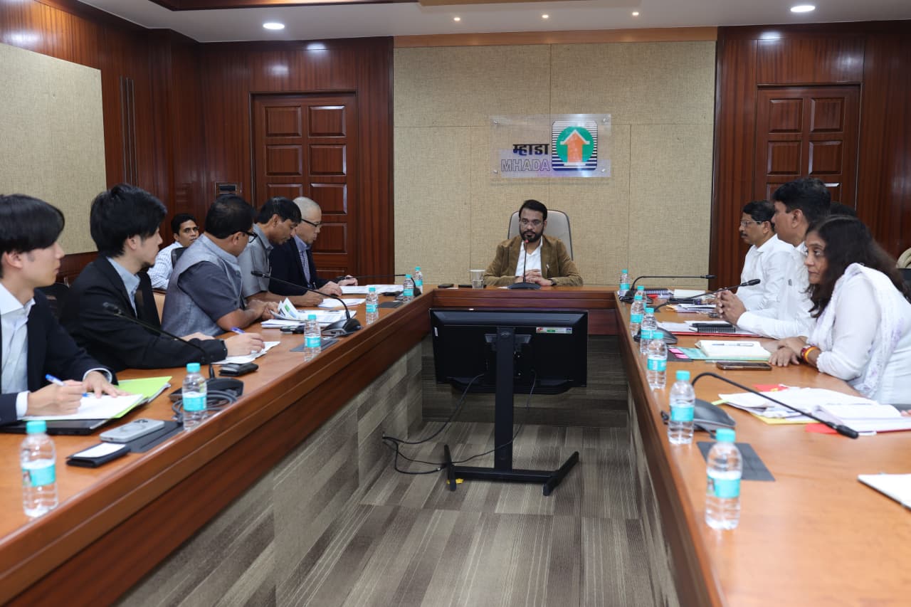 Japanese Delegation Explores Housing Redevelopment Ties with MHADA in Mumbai