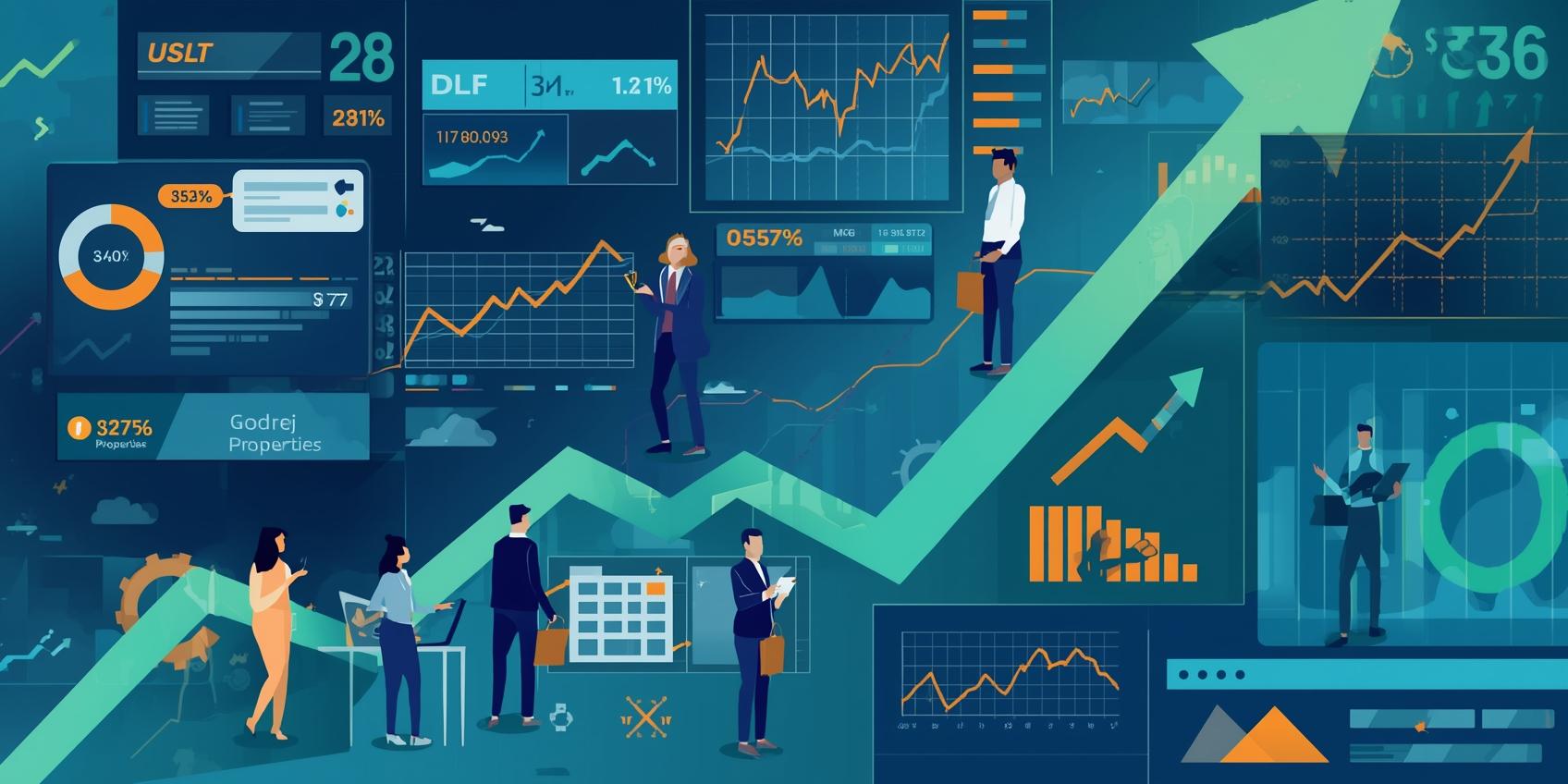 Indian real estate stocks closed higher on Thursday as large developers lifted the Nifty Realty Index by 0.7%. Mid-caps remained muted, but analysts see renewed buying in top names ahead of festive booking announcements.