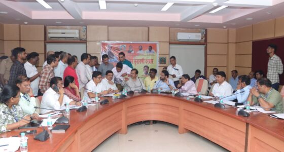 56 citizens get direct hearing at MHADA headquarters as Guardian Minister Mangalprabhat Lodha instructs top officials to fast-track resolutions on cessed building repairs, redevelopment NOCs, transit camp issues and BDD chawl rehabilitation flats.