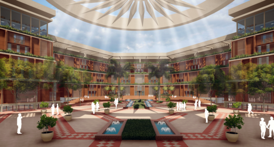 From India’s new Army Headquarters in Delhi to IT districts, schools, hotels and public parks across the country, these seven architectural projects will shape India’s built landscape in 2026.