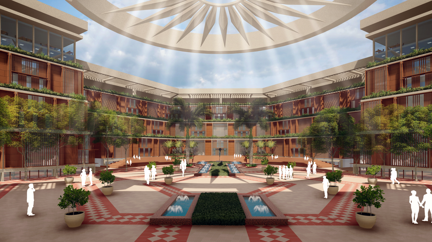 From India’s new Army Headquarters in Delhi to IT districts, schools, hotels and public parks across the country, these seven architectural projects will shape India’s built landscape in 2026.