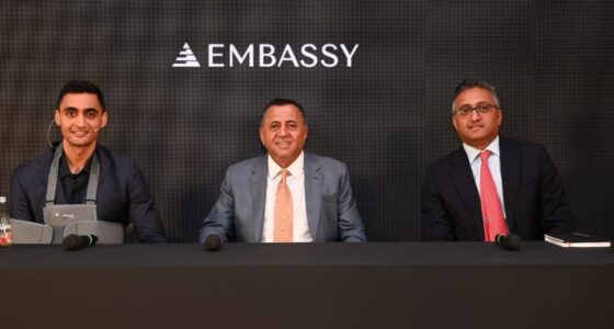 Embassy Developments has announced its entry into Mumbai’s housing market with three premium residential projects planned in Worli, Juhu and Alibaug, together valued at over ₹12,000 crore.