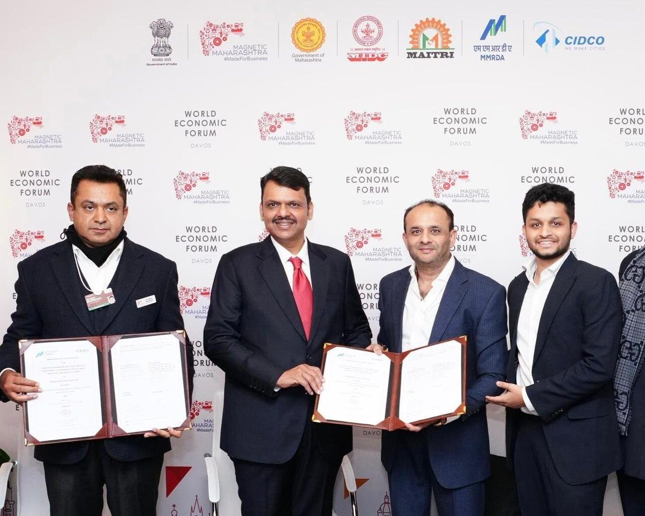 Maharashtra secured $51 billion in investment commitments at WEF Davos 2026 as CM Devendra Fadnavis presided over key MoUs spanning real estate, infrastructure, sustainability, and urban innovation.