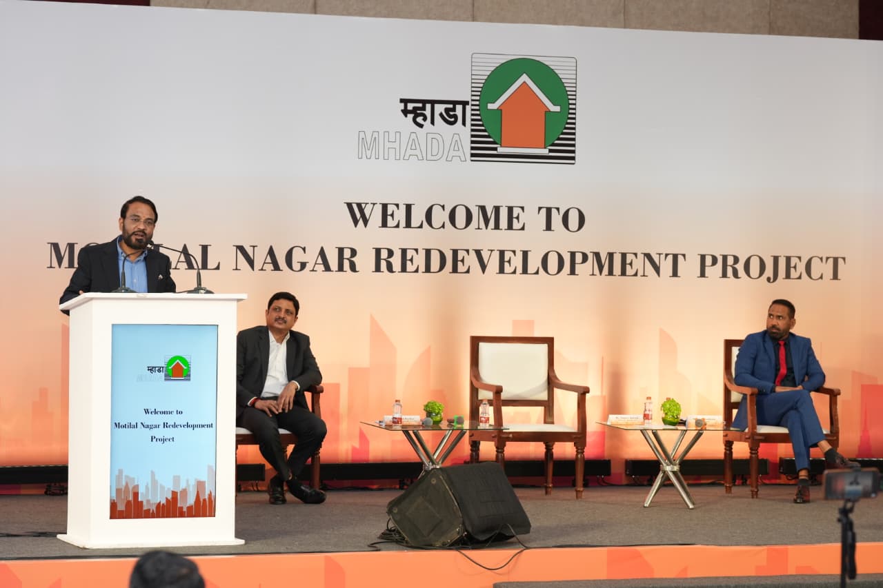 MHADA unveils the Motilal Nagar redevelopment master plan, offering 1,600 sq ft RERA carpet homes to residents currently living in 260 sq ft tenements—marking a historic shift in Mumbai’s redevelopment standards.