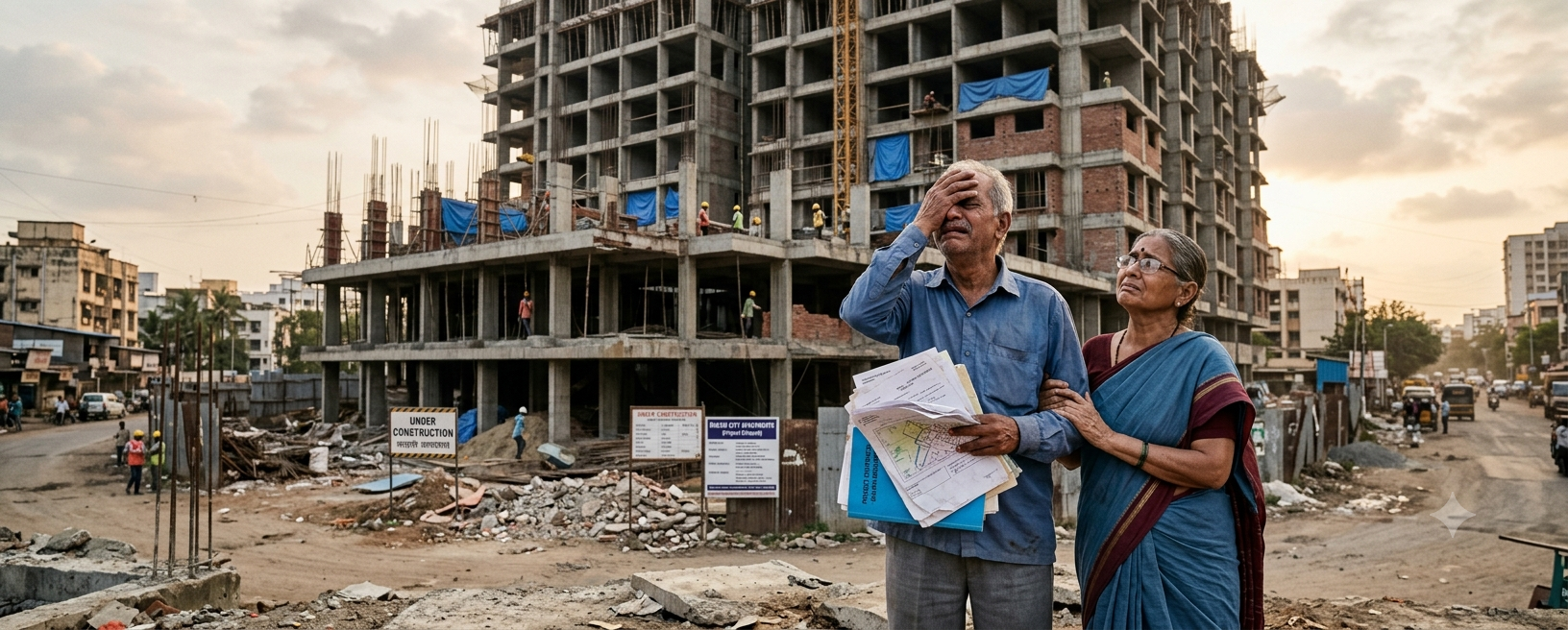 Builder took ₹90 lakh, sold the flat to a third party, bounced cheques four times. Commission orders ₹1.05 crore back with interest.