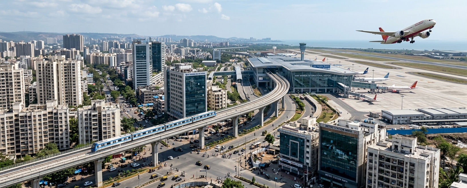 Maharashtra approves ₹5,575 cr Navi Mumbai Metro Lines 1A & 2 spanning 17.09 km across 12 stations, connecting Belapur and Pendhar to NMIA by 2031.