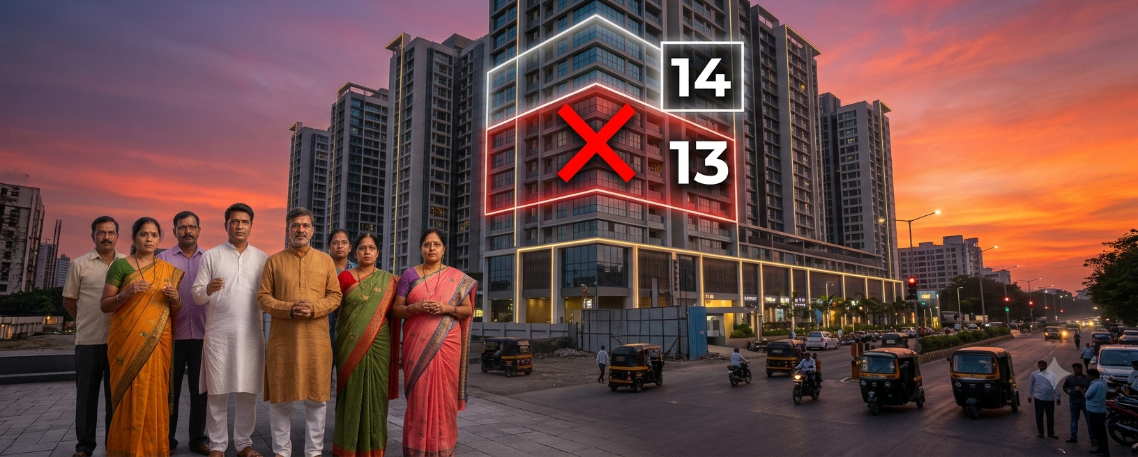 MahaRERA questions Lodha’s decision to skip 13th floor numbering in Amara project citing superstition, but rejects all reliefs sought by the housing society.