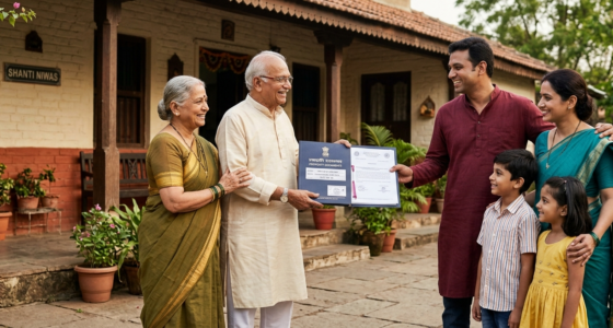 Only ₹200 registration fee applies to gift deeds of residential or agricultural property to close family members in Maharashtra since 2016.
