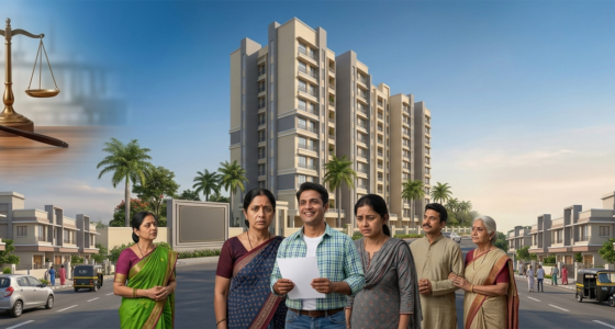 After builder’s death, court holds daughters liable; homebuyer gets relief as Vashi flats face attachment for ₹4.4 lakh refund.