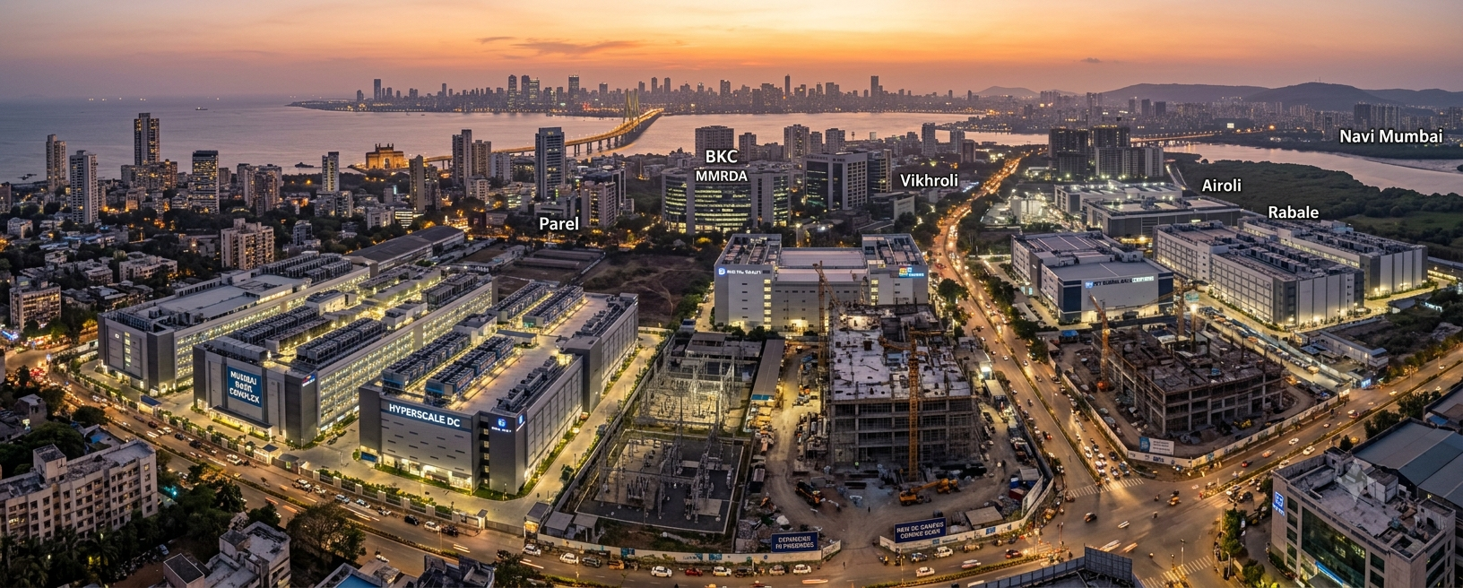 Mumbai Metropolitan Region continues to lead India’s data centre market with approximately 50% share.
