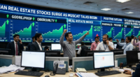 Realty stocks hold near 875 on August 19 as Muscat second round US-Iran talks begin. The sector waits on crude and Oman's next signal from the table.