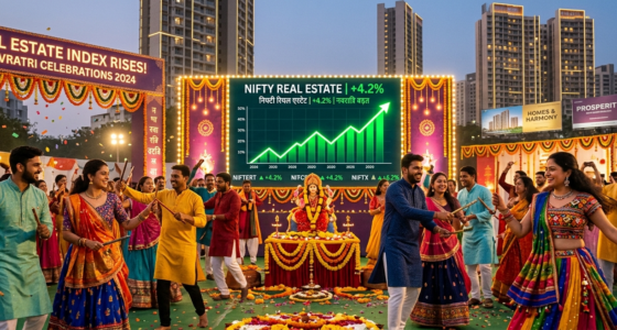 Realty Stocks End a Volatile Quarter as October Brings Festive Demand