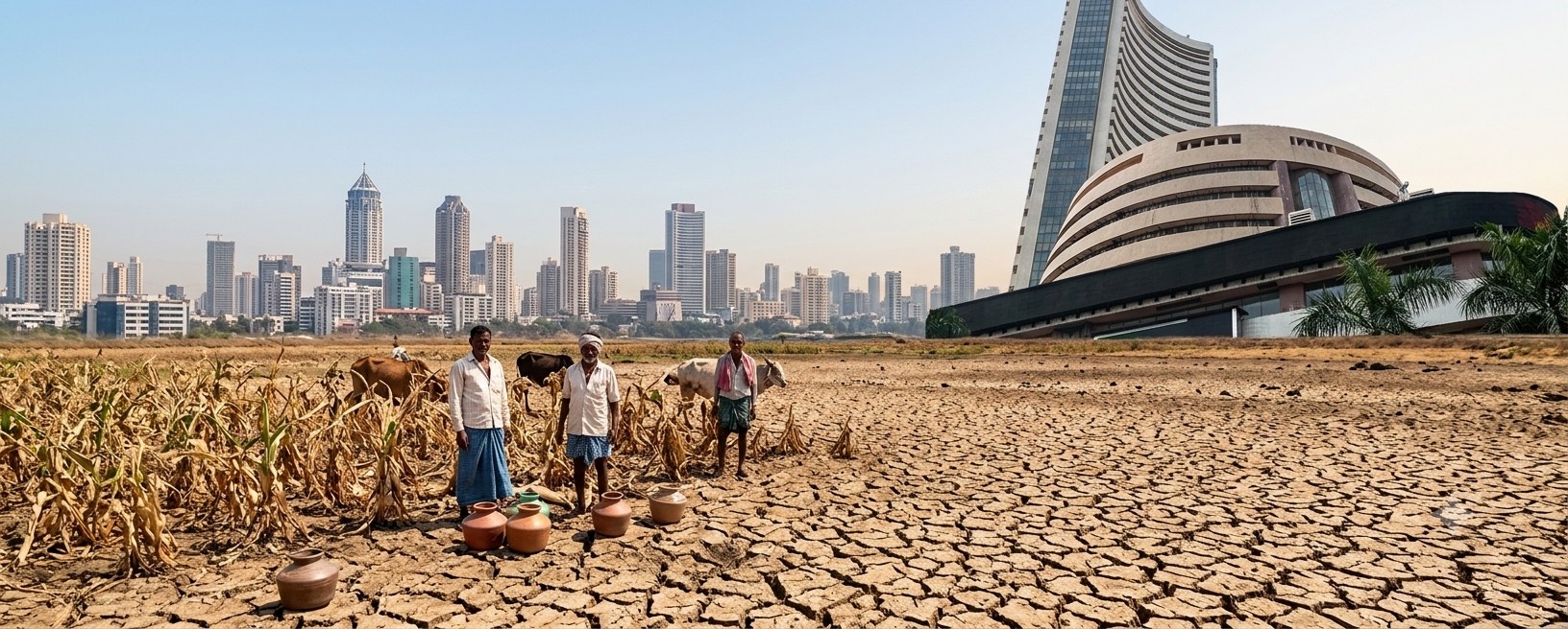 Realty Stocks at April Lows as Maharashtra Drought and Rising Bond Yields Compound the Pressure