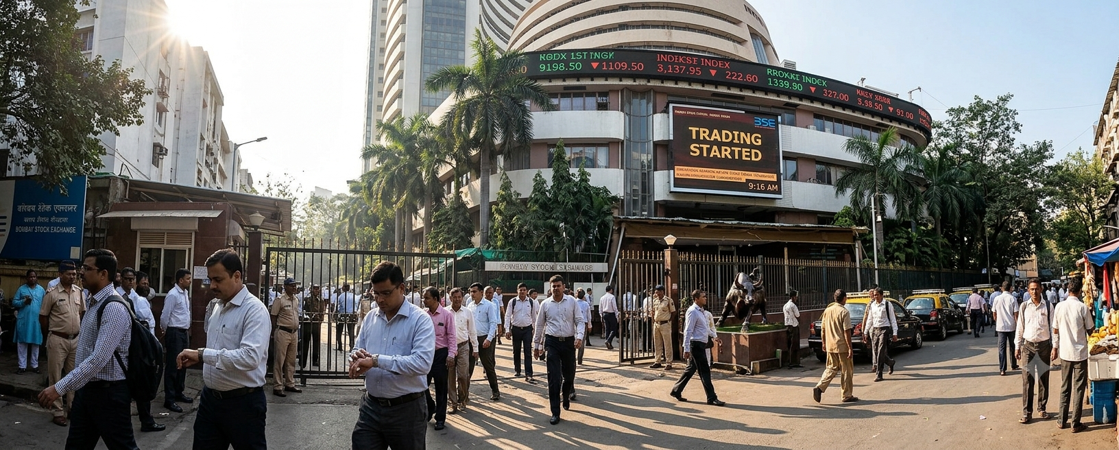 Realty stocks open lower today as crude near $115 hits Dalal Street. Key levels, triggers and what to watch through the day ahead.